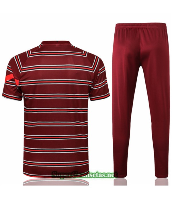 Tailandia Camiseta Kit De Entrenamiento Liverpool Rojo 2021/22