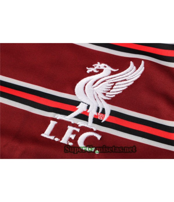 Tailandia Camiseta Kit De Entrenamiento Liverpool Rojo 2021/22
