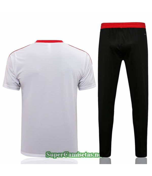 Tailandia Camiseta Kit De Entrenamiento Manchester United Blanco 2021/22