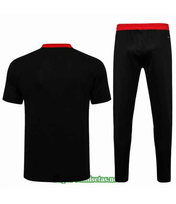 Tailandia Camiseta Kit De Entrenamiento Manchester United Negro 2021/22