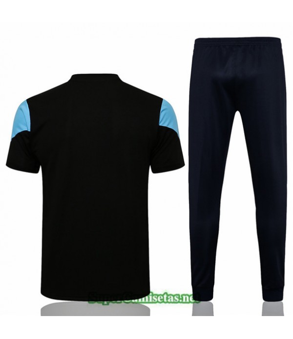 Tailandia Camiseta Kit De Entrenamiento Marsella Negro 2021/22