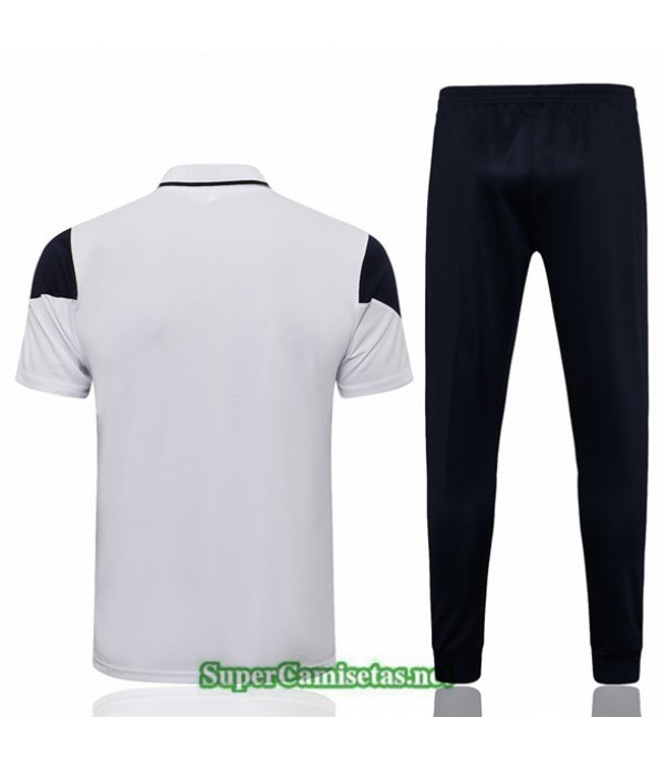 Tailandia Camiseta Kit De Entrenamiento Marsella Polo Blanco 2021/22