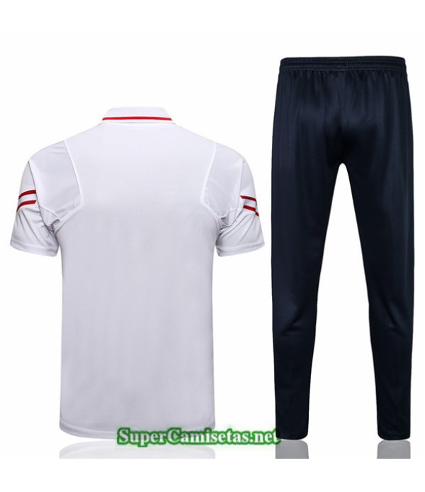 Tailandia Camiseta Kit De Entrenamiento Psg Jordan Polo Blanco 2021/22