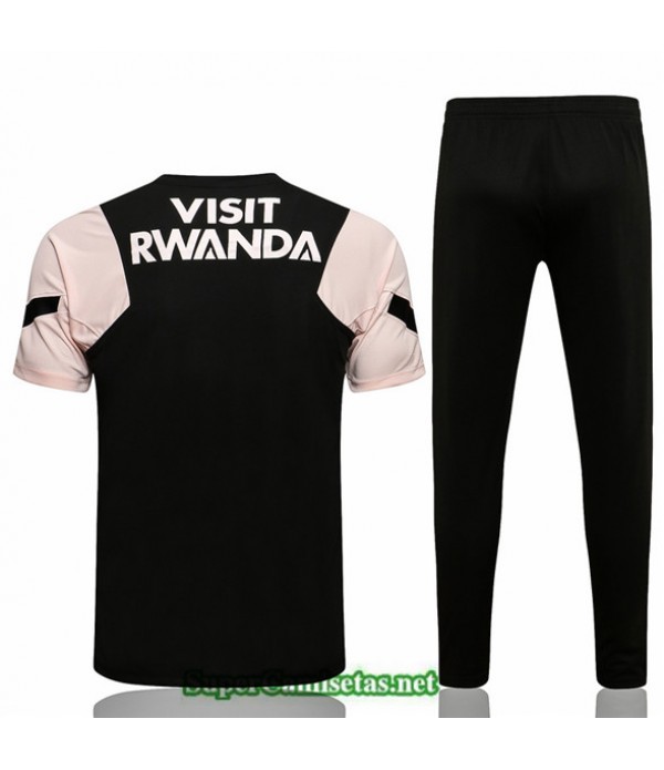 Tailandia Camiseta Kit De Entrenamiento Psg Negro/rosa 2021/22