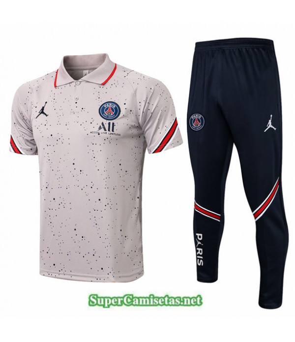 Tailandia Camiseta Kit De Entrenamiento Psg Polo G...