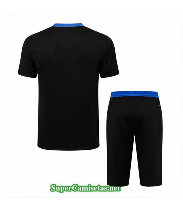 Tailandia Camiseta Kit De Entrenamiento Real Madrid 3/4 Negro 2021/22