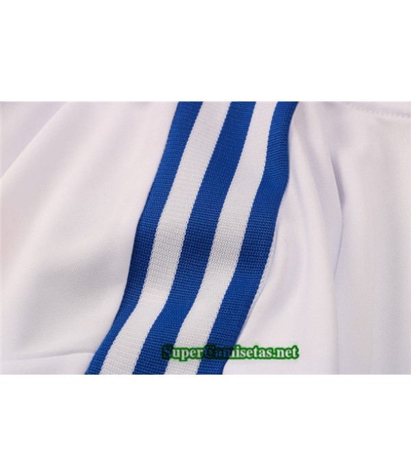 Tailandia Camiseta Kit De Entrenamiento Real Madrid Polo Blanco 2021/22