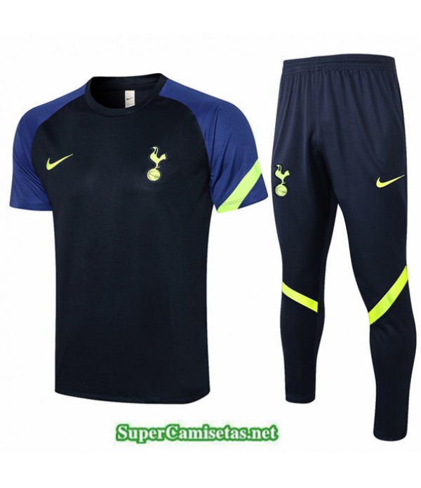 Tailandia Camiseta Kit De Entrenamiento Tottenham Hotspur Azul Marino 2021/22
