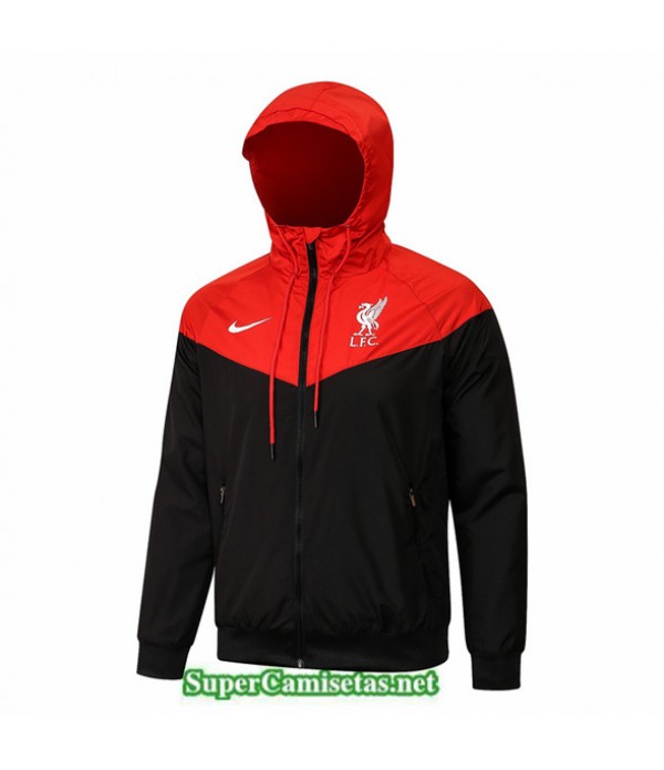 Tailandia Camiseta Liverpool Chaqueta Coupe Vent Negro/rojo 2021/22
