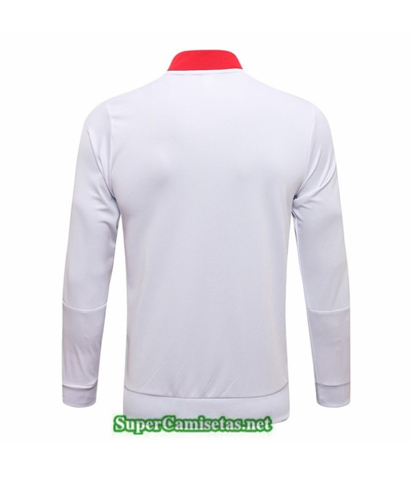 Tailandia Camiseta Manchester United Chaqueta Blanco Col Haut 2021/22