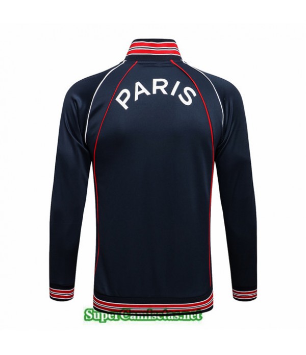 Tailandia Camiseta Psg Jordan Chaqueta Azul Oscuro /rojo 2021/22