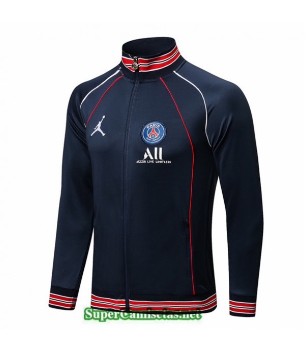 Tailandia Camiseta Psg Jordan Chaqueta Azul Oscuro...