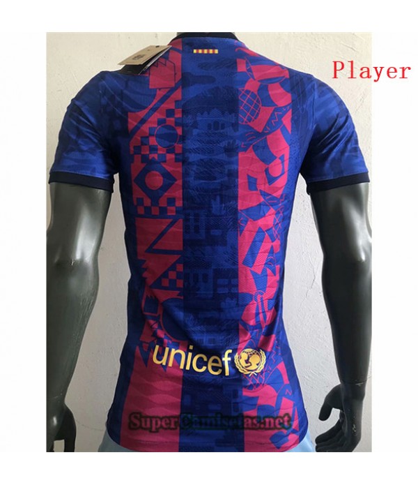 Tailandia Champions League Equipacion Camiseta Player Version Barcelona 2021/22