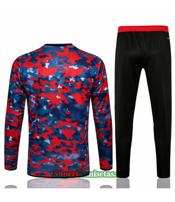 Tailandia Chandal Bayern Munich Azul/rojo 2021/22 Cuello Redondo