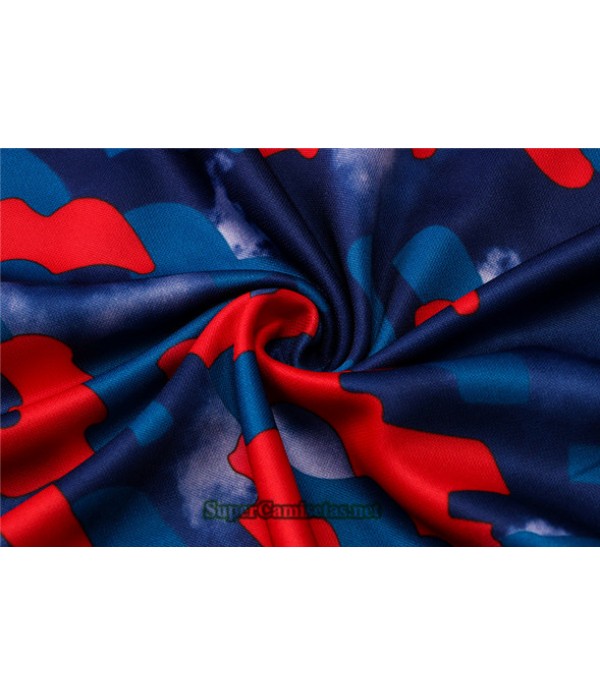 Tailandia Chandal Bayern Munich Azul/rojo 2021/22 Cuello Redondo