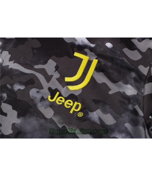 Tailandia Chandal Juventus Gris Oscuro 2021/22 Cuello Redondo