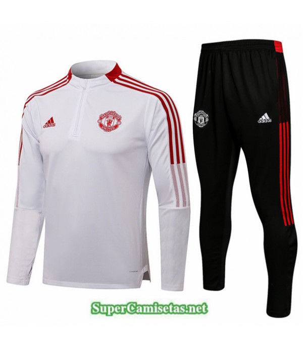 Tailandia Chandal Manchester United Blanco 2021/22