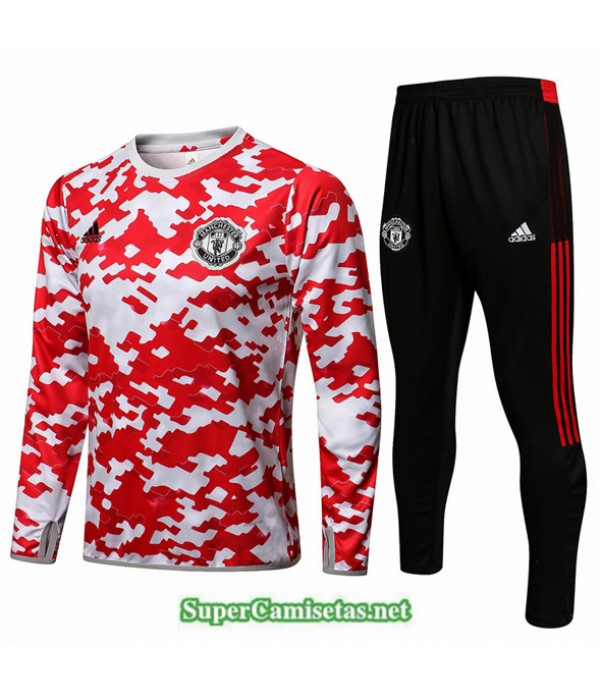 Tailandia Chandal Manchester United Blanco Col Ron...