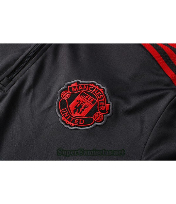 Tailandia Chandal Manchester United Gris Oscuro 2021/22