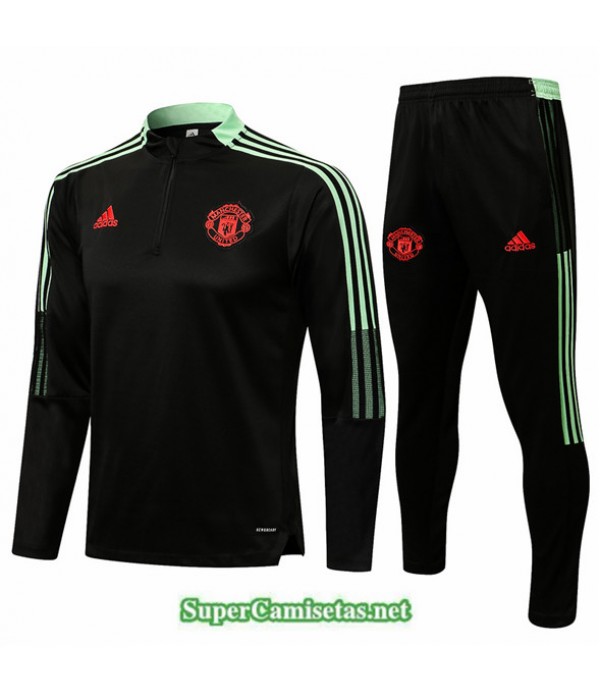 Tailandia Chandal Manchester United Negro 2021/22