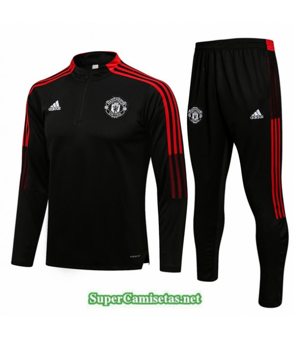 Tailandia Chandal Manchester United Negro/rojo 202...