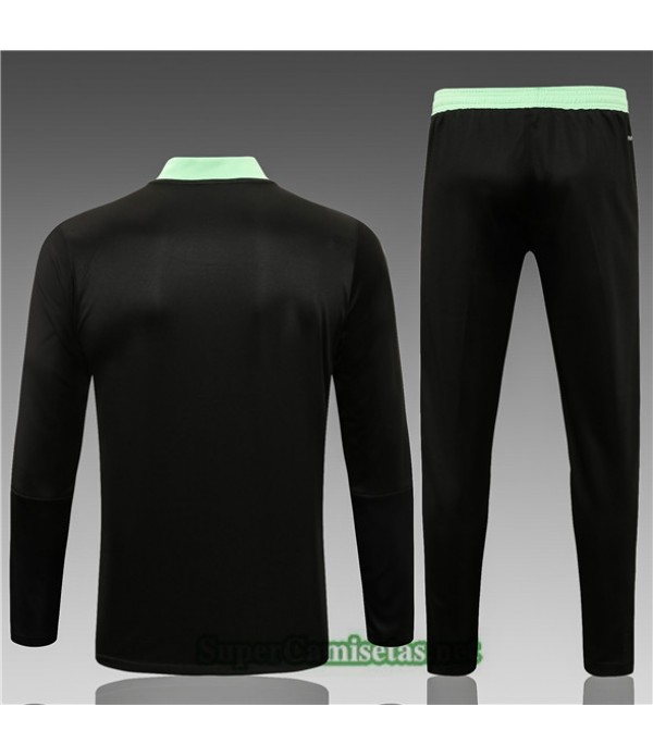 Tailandia Chandal Niños Manchester United Negro/verde 2021/22