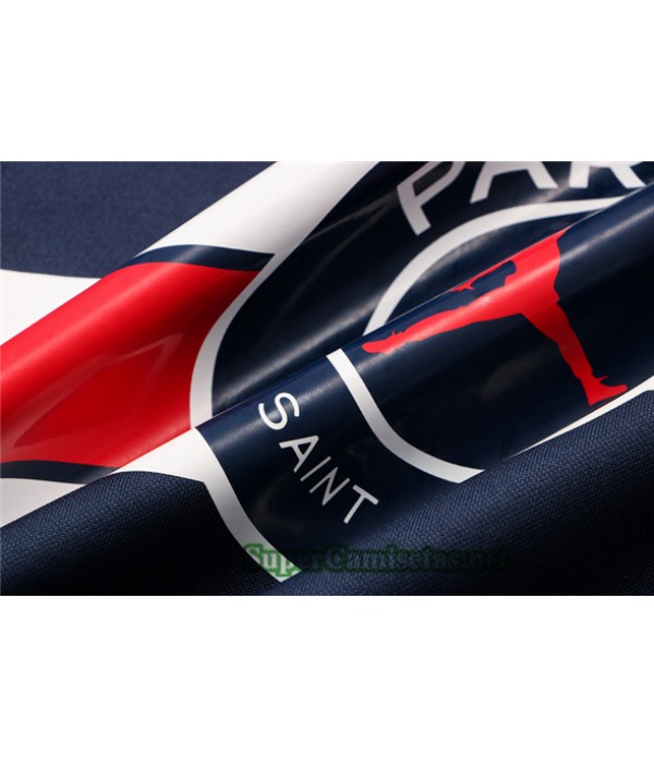 Tailandia Chandal Psg Jordan Sombrero Azul Oscuro/rojo 2021/22