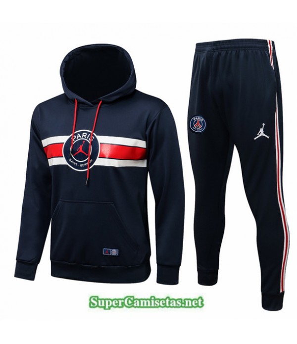 Tailandia Chandal Psg Jordan Sombrero Azul Oscuro/rojo 2021/22