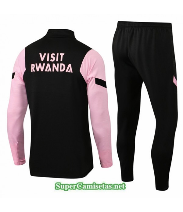 Tailandia Chandal Psg Negro/rosa 2021/22