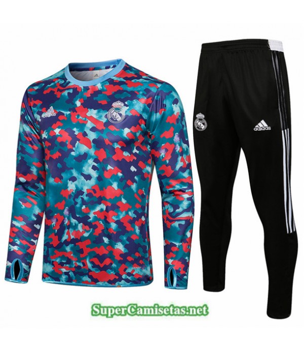 Tailandia Chandal Real Madrid Azul 2021/22 Cuello ...