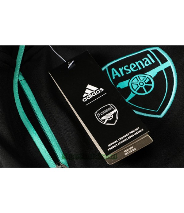 Tailandia Chaqueta Chandal Arsenal Negro 2021/22