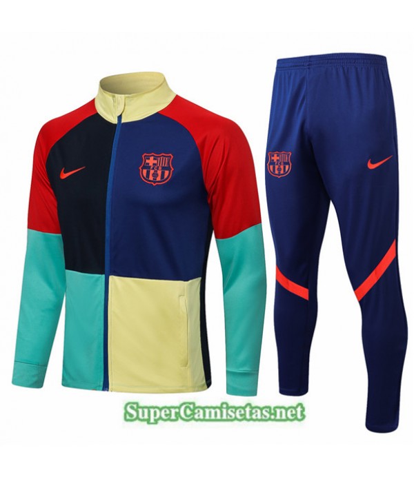 Tailandia Chaqueta Chandal Barcelona Amarillo/rojo/azul/verde 2021/22