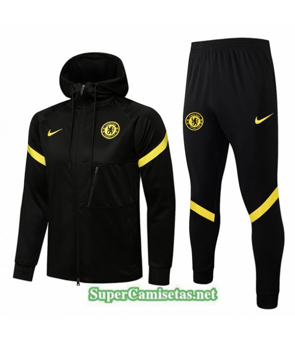 Tailandia Chaqueta Chandal Chelsea Sombrero Negro/...