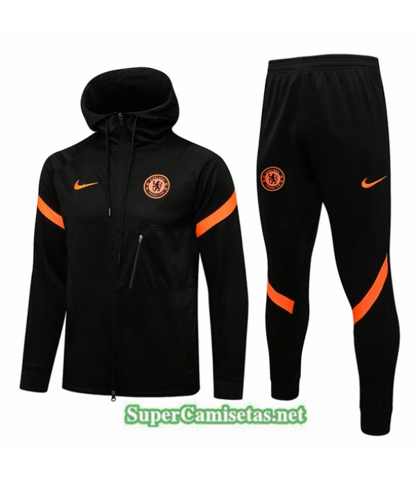 Tailandia Chaqueta Chandal Chelsea Sombrero Negro/...