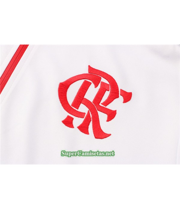 Tailandia Chaqueta Chandal Flamengo Blanco 2021/22