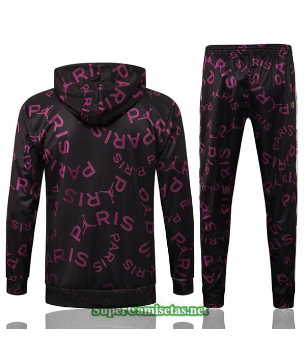 Tailandia Chaqueta Chandal Jordan Psg Sombrero Negro 2021/22