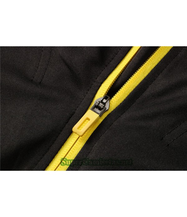 Tailandia Chaqueta Chandal Juventus Negro/amarillo 2021/22 Col Haut