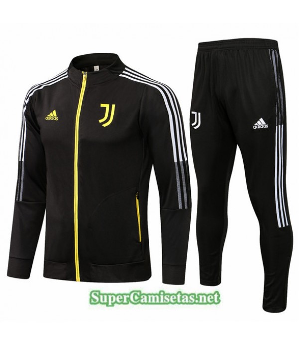 Tailandia Chaqueta Chandal Juventus Negro/amarillo 2021/22 Col Haut