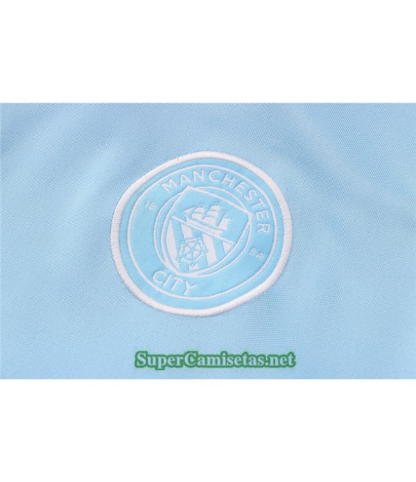 Tailandia Chaqueta Chandal Manchester City Azul Claro 2021/22