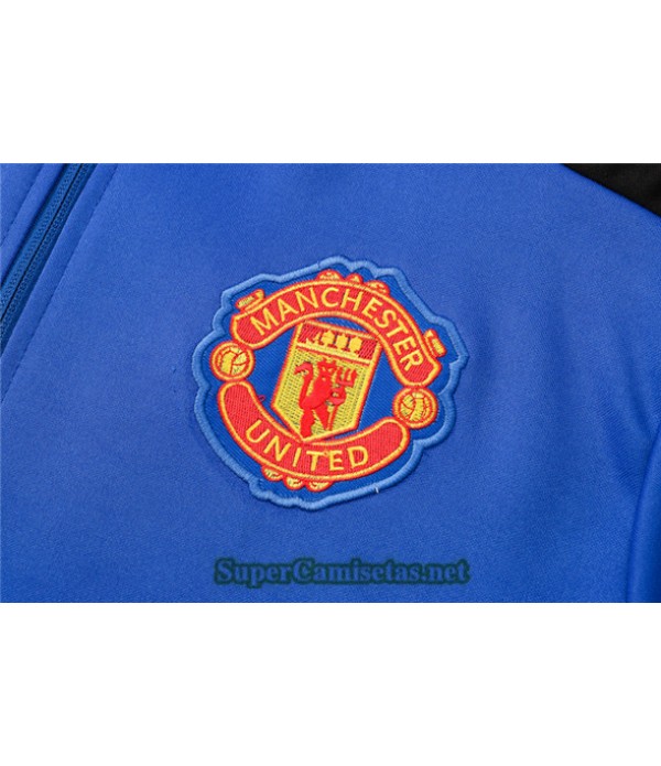 Tailandia Chaqueta Chandal Manchester United Azul 2021/22
