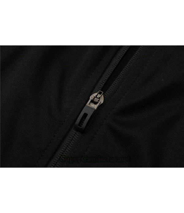 Tailandia Chaqueta Chandal Manchester United Negro/amarillo Col Haut 2021/22