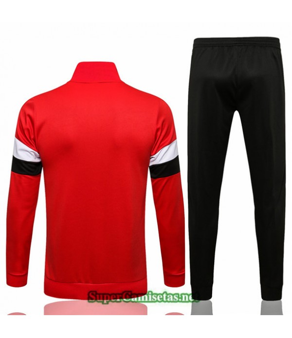 Tailandia Chaqueta Chandal Manchester United Rojo/blanco Col Haut 2021/22