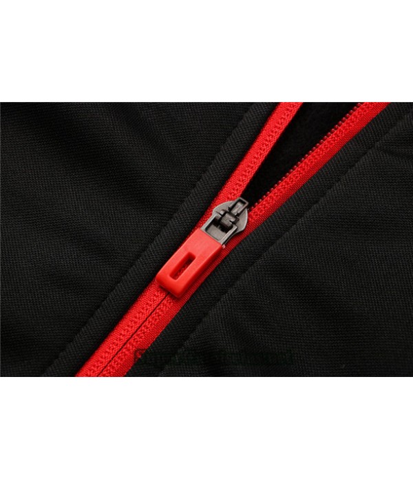 Tailandia Chaqueta Chandal Manchester United Sombrero Negro/rojo 2021/22