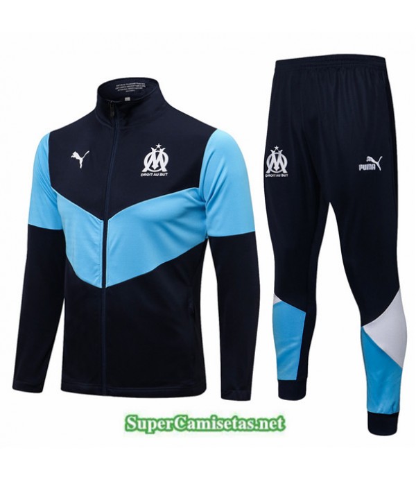 Tailandia Chaqueta Chandal Marsella Azul Oscuro 2021/22