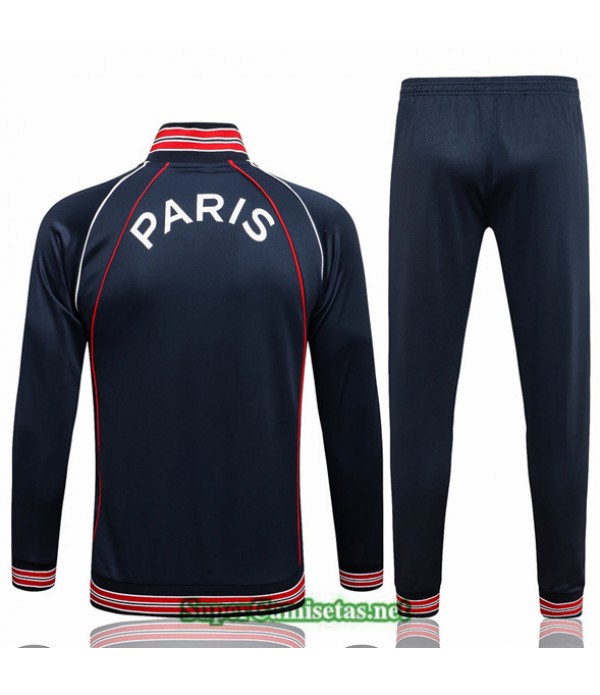 Tailandia Chaqueta Chandal Psg Jordan Azul Oscuro /rojo 2021/22
