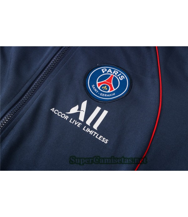 Tailandia Chaqueta Chandal Psg Jordan Azul Oscuro /rojo 2021/22