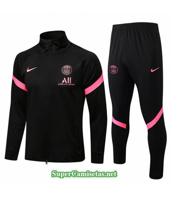 Tailandia Chaqueta Chandal Psg Negro Col Haut 2021...