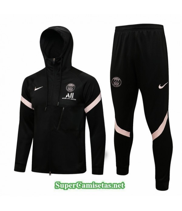 Tailandia Chaqueta Chandal Psg Sombrero Negro/rosa...