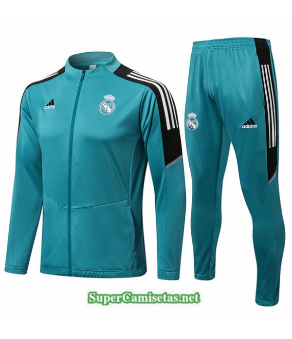 Tailandia Chaqueta Chandal Real Madrid Azul/negro ...