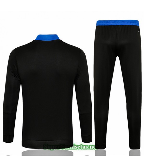Tailandia Chaqueta Chandal Real Madrid Negro/azul 2021/22
